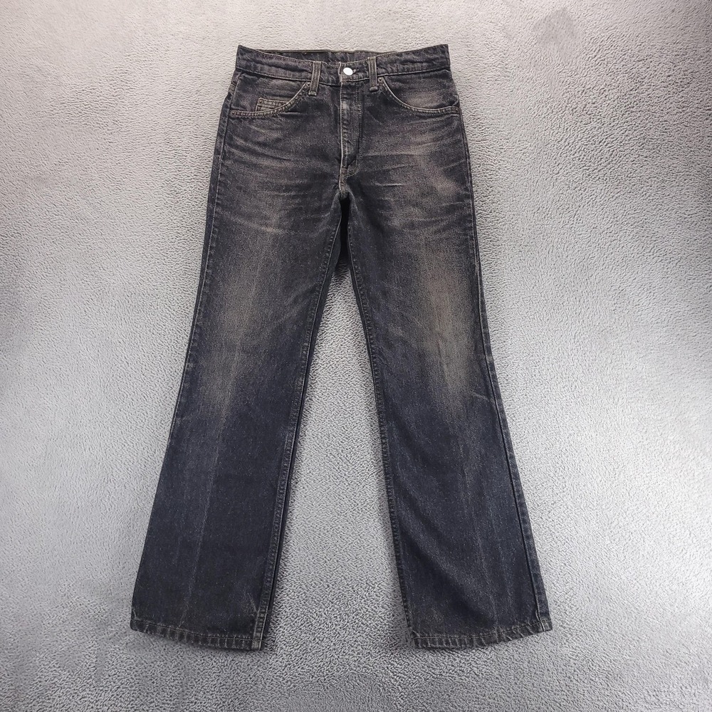 VTG Levis 517 Jeans Mens 31x30 Bootcut Charcoal Wash Made In USA 90s